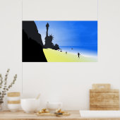 Vlak van de afdruk van het poster Apes (Keuken)