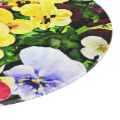 Vlak van gemengde pansiekleuren snijplank (Hoek)