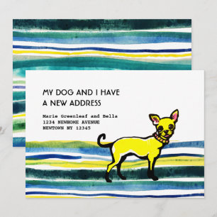 Vlakke aankondigingskaart aankondiging
