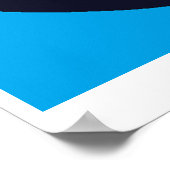 vlakke aarde met koepelPoster Poster (Hoek)