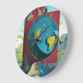 Vlakke aarde. Moderne kunst Grote Klok (Hoek)