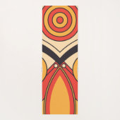 vlakke aztec-stijl yogamat (Achterkant)