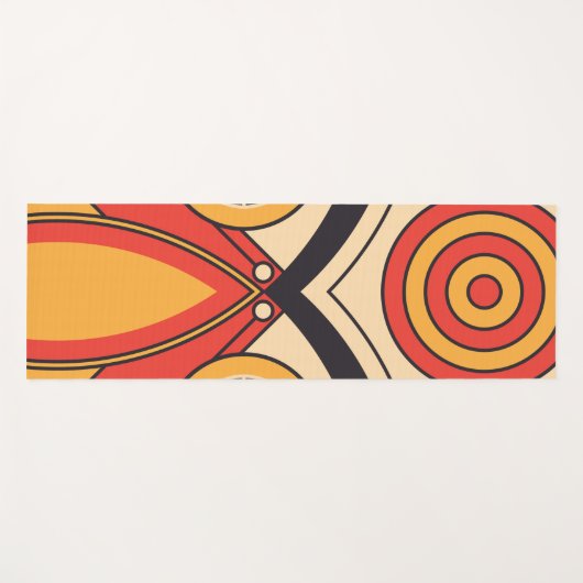 vlakke aztec-stijl yogamat (Voorkant (horizontaal))