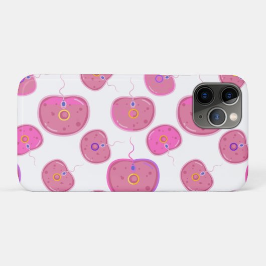 Vlakke bevruchting illustratie Case-Mate iPhone case (Achterkant (horizontaal))