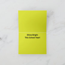 Vlakke gele achtergrond – Back-to-School textuur