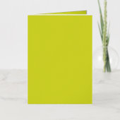 Vlakke gele achtergrond – Back-to-School textuur Folie Wenskaart (Voorkant)