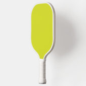 Vlakke gele achtergrond – Back-to-School textuur Pickleball Paddle (Links)