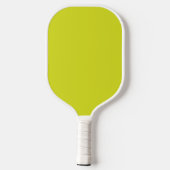 Vlakke gele achtergrond – Back-to-School textuur Pickleball Paddle (Achterkant)