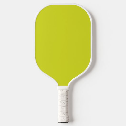 Vlakke gele achtergrond – Back-to-School textuur Pickleball Paddle (Voorkant)