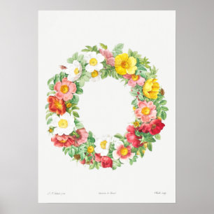  vlakke illustratie poster