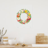 vlakke illustratie poster (Keuken)