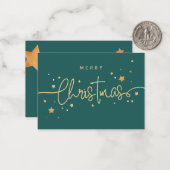 Vlakke kaart notitiekaartje (Voorkant / Achterkant in situ)