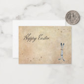 Vlakke kaart notitiekaartje (Voorkant / Achterkant in situ)