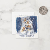 Vlakke kaart notitiekaartje (Voorkant / Achterkant in situ)