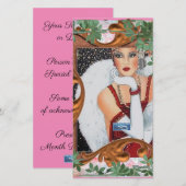 Vlakke Kaarten 10 (Brons Ivy Meisje) RFPMDesigns © (Voorkant / Achterkant)