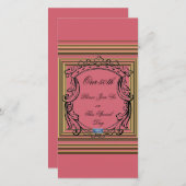 Vlakke Kaarten 16P.Pink (GoldenFrames) RFPMDesigns (Voorkant / Achterkant)