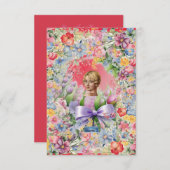 Vlakke Kaarten 1 Rood (Cameo Garden) RFPMDesigns © (Voorkant / Achterkant)