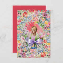 Vlakke Kaarten 1 Rood (Cameo Garden) RFPMDesigns ©