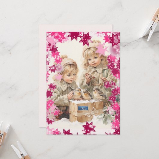 Vlakke Kaarten 2 (PinkSnowFlakes) RFPMDesigns ©️20 (Voorkant / Achterkant in situ)