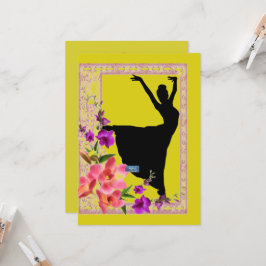 Vlakke Kaarten 4 Geel (de Lentedans) RFPMDesigns©️