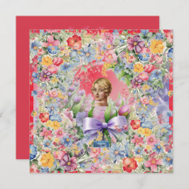 Vlakke Kaarten 5 Rood (Cameo Garden) RFPMDesigns ©