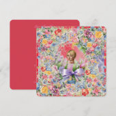 Vlakke Kaarten 6 Rood (Cameo Garden) RFPMDesigns © (Voorkant / Achterkant)