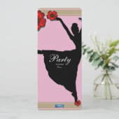 Vlakke Kaarten 7 Lila (BalletFlowers)RFPMDesigns©️ (Staand voorkant)