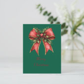 Vlakke kerstkaart (Staand voorkant)