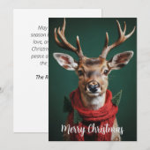 Vlakke kerstkaart (Voorkant / Achterkant)