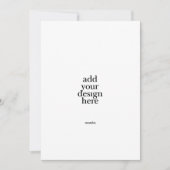 Vlakke kerstkaart afdrukken (Voorkant)