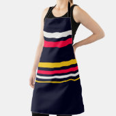 vlakke kleurenstrepen schort (Insitu)