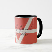 vlakke mok van de grond in het midden (Voorkant rechts)