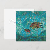 Vlakke mozaïek Kaart en envelop (Voorkant / Achterkant)