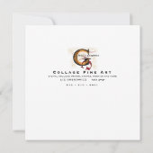 Vlakke mozaïek Kaart en envelop (Achterkant)