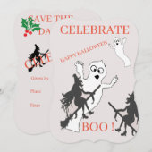 Vlakke sparen de Kaart van de Datum: HALLOWEEEN PA (Voorkant / Achterkant)