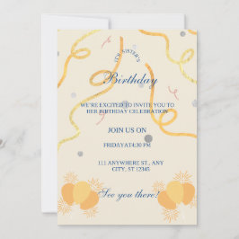 vlakke uitnodiging Grootte: 5 "x 7"