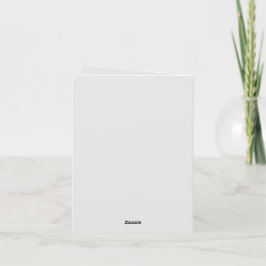 Vlakke Uitnodiging, Grootte: 5"x 7"huwelijkspaar Aankondiging
