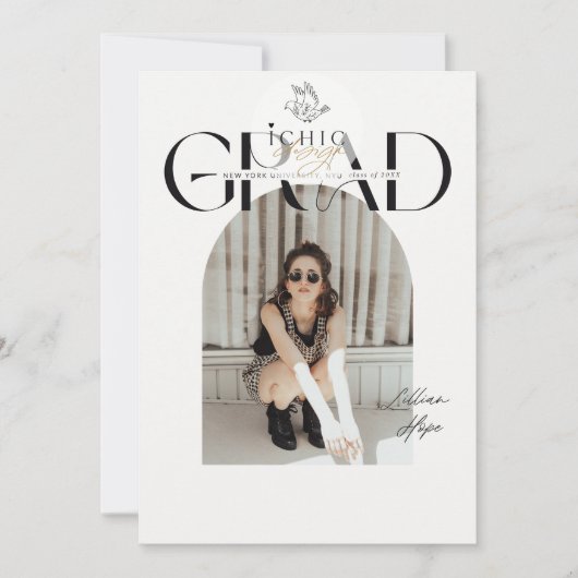 Vlakke Uitnodiging, Grootte: 5"x 7" Kaart (Voorkant)