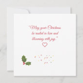 Vlakke wenskaart kaart (Achterkant)