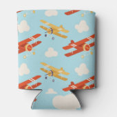  vlakken wolken achtergrondpatroon blikjeskoeler (Achterkant)