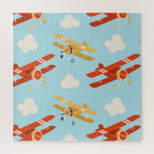 vlakken wolken achtergrondpatroon legpuzzel