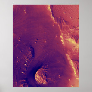 Vlakoppervlak — Mars Poster