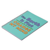 vlakte aarde notitieboek (Linkerzijde)