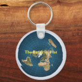 vlakte aarde sleutelhanger (Voorkant)
