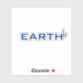 vlakte aarde sticker (Vel)