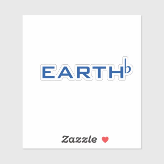 vlakte aarde sticker (Vel)