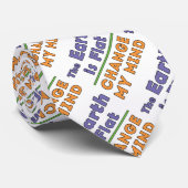 vlakte aarde stropdas (Opgerold)