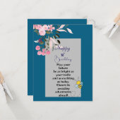 Vlakte ansichtkaart kaart (Voorkant / Achterkant in situ)