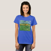 Vlakte bij Auvers door Vincent van Gogh T-shirt (Voorkant volledig)
