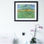 Vlakte bij Auvers van Vincent van Gogh Poster